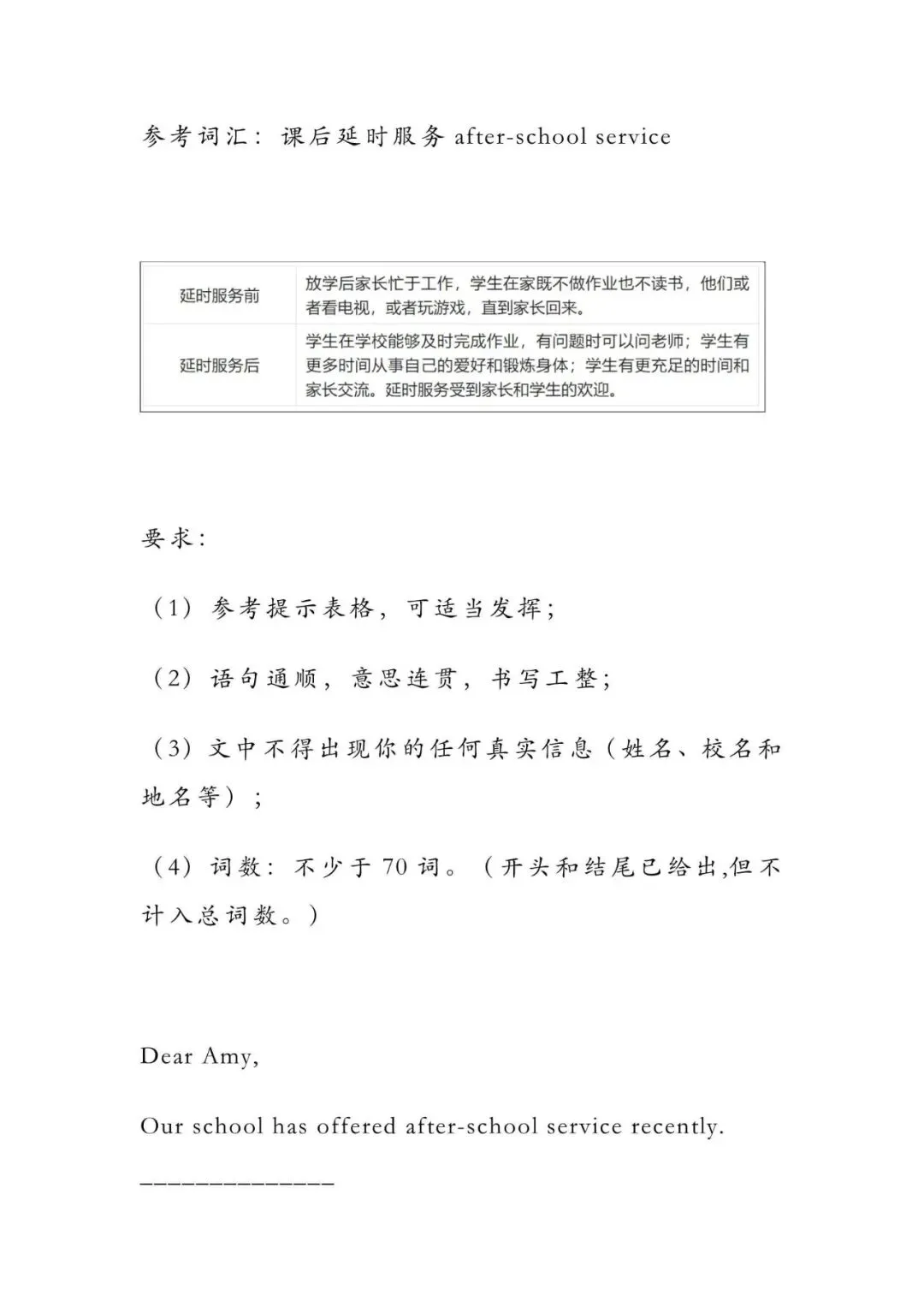初中英语 | 中考英语热点话题作文预测(满分范文14篇)(可打印) 第14张