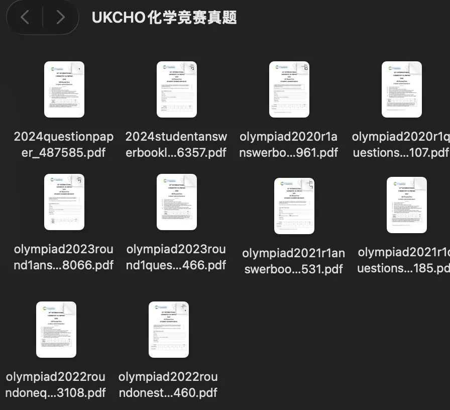 UKCHO化学竞赛真题免费领取! 第4张