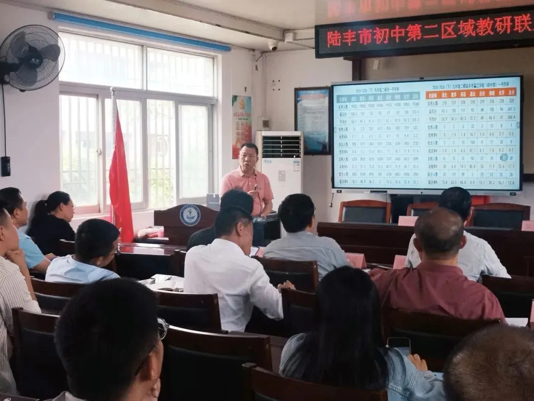 精准剖析明得失 聚力攻坚备中考——陆丰市初中第二区域教研联盟九年级汕尾二模质量联析暨备考会顺利召开 第4张