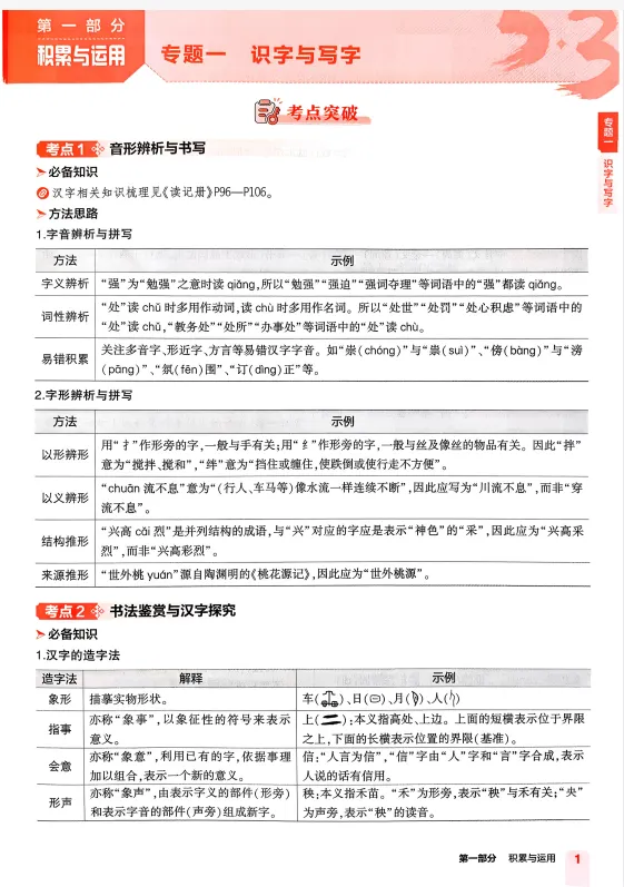 53中考总复习全科试卷及答案 第3张