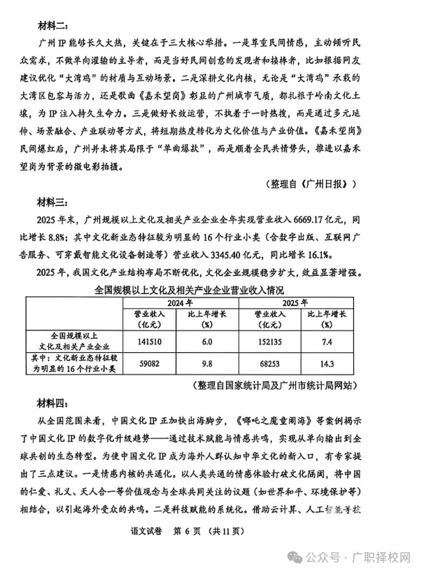 2026年广州中考一模全科真题,成绩预计5月中旬公布 第7张