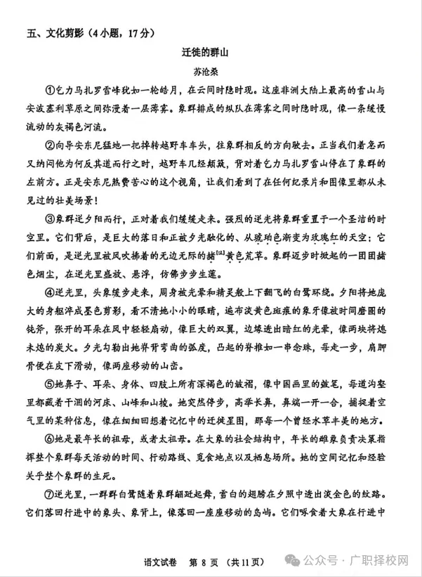 2026年广州中考一模全科真题,成绩预计5月中旬公布 第9张