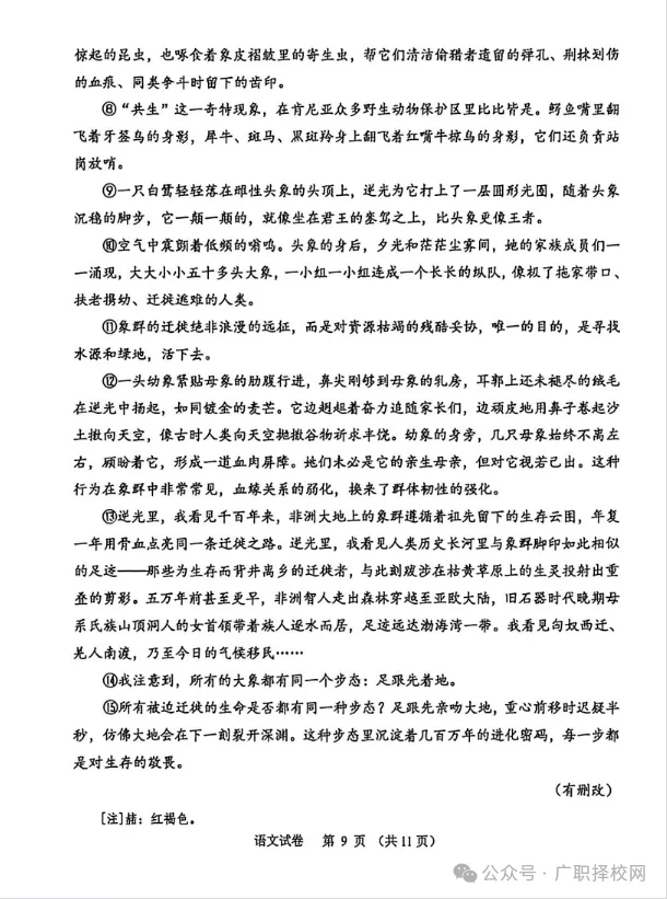 2026年广州中考一模全科真题,成绩预计5月中旬公布 第10张