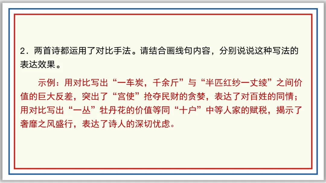 中考古诗词分主题一遍过⑩:民生疾苦(下)PPT 第28张