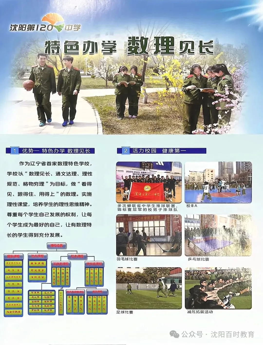 2026沈阳中考小三校:120中学招生计划! 第1张