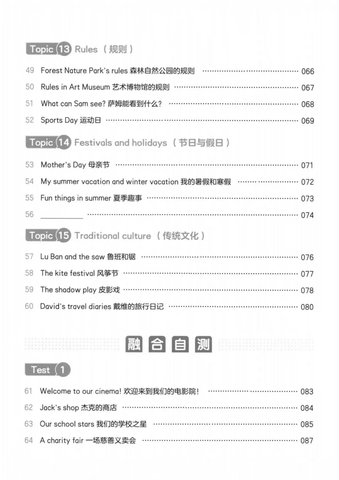 小学英语阅读真题80篇(3~6年级) 第15张