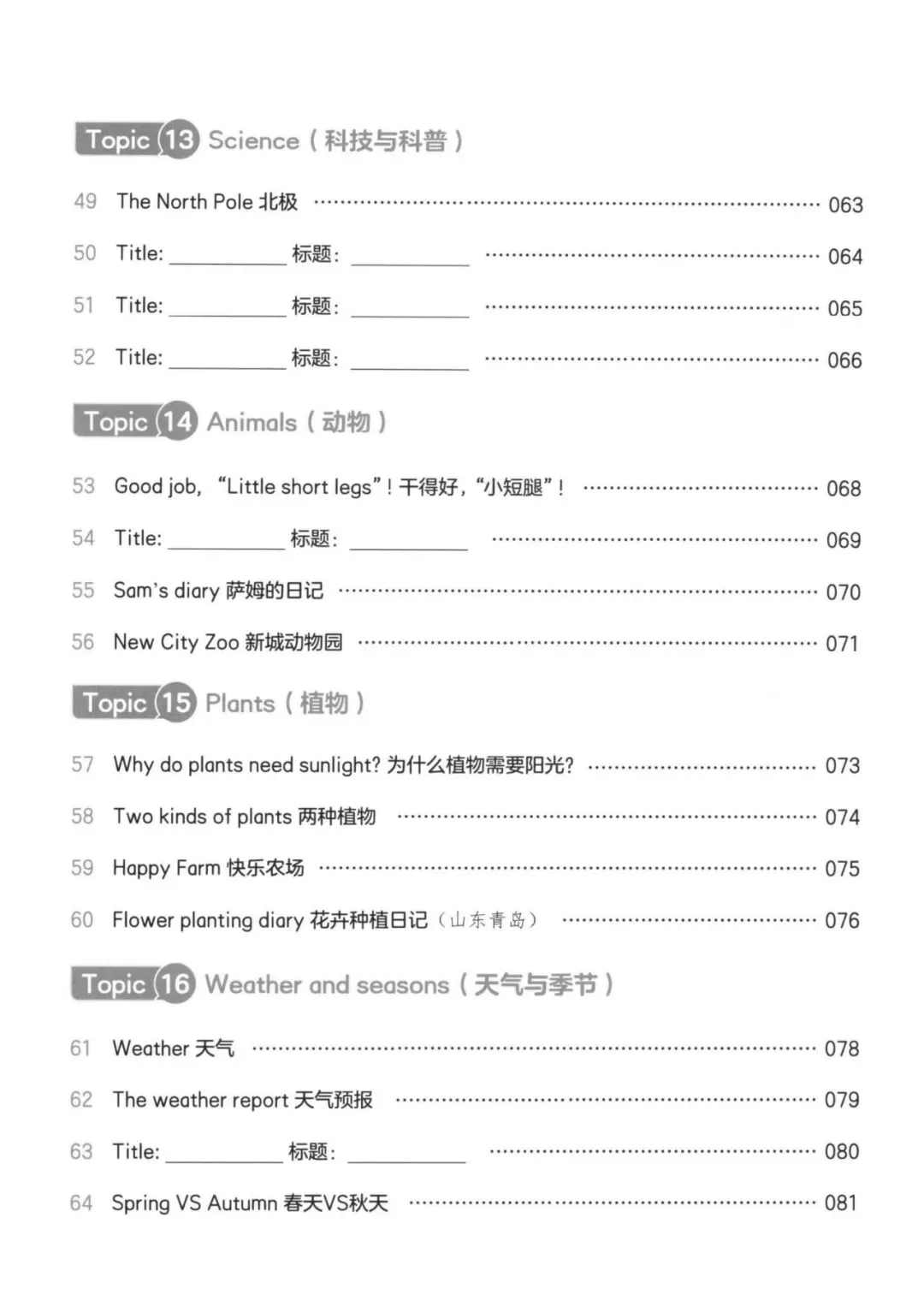 小学英语阅读真题80篇(3~6年级) 第25张
