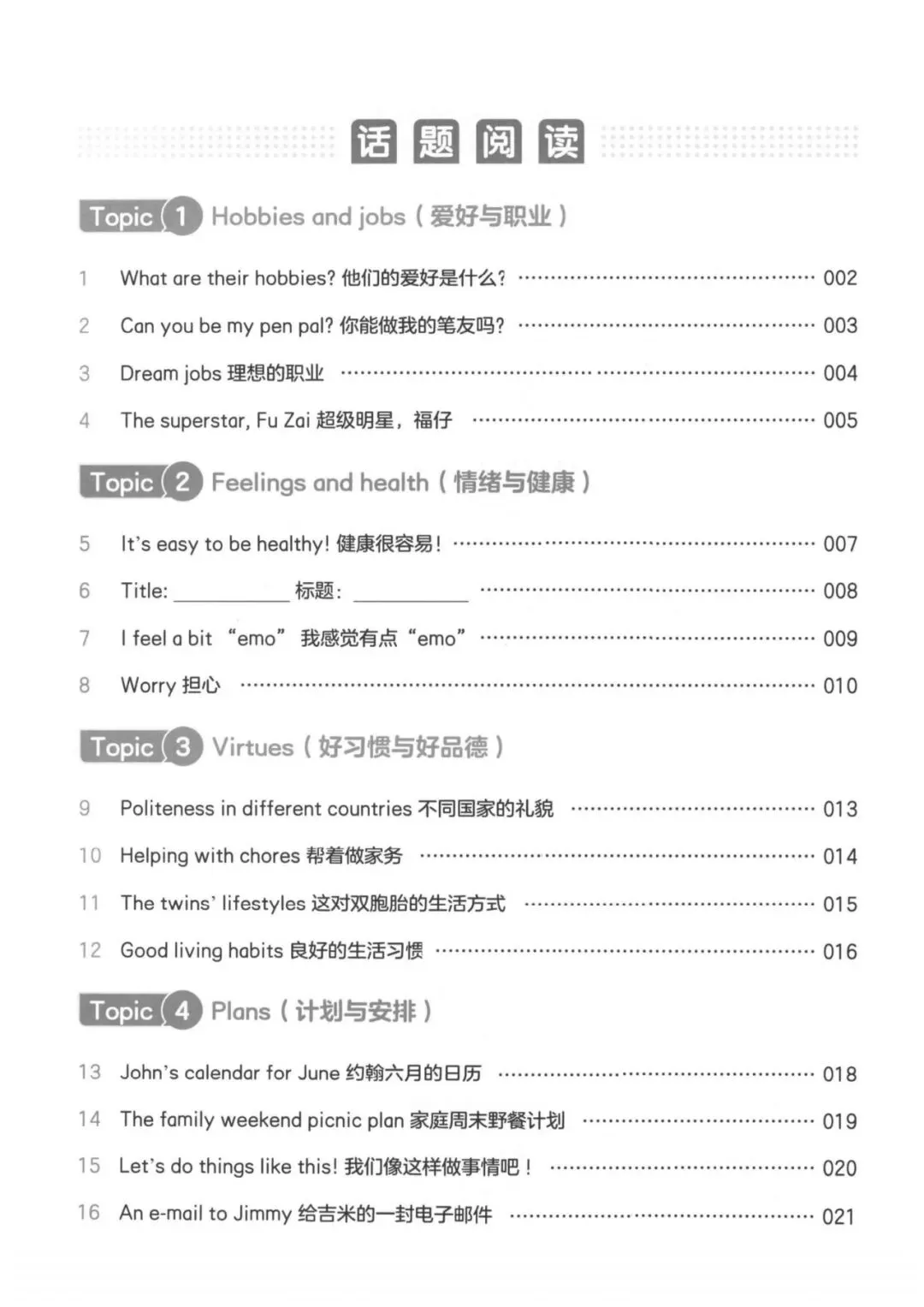 小学英语阅读真题80篇(3~6年级) 第32张