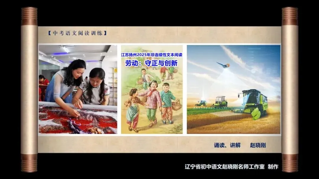 【中考阅读指导】劳动:守正与创新(非连续性文本)江苏扬州2025 第2张 【中考阅读指导】劳动:守正与创新(非连续性文本)江苏扬州2025 第2张