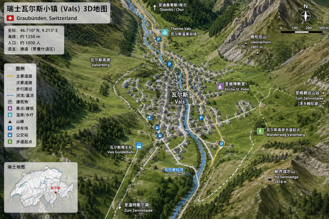 重庆2025高考地理真题:瓦尔斯温泉,为什么小而美? 第5张