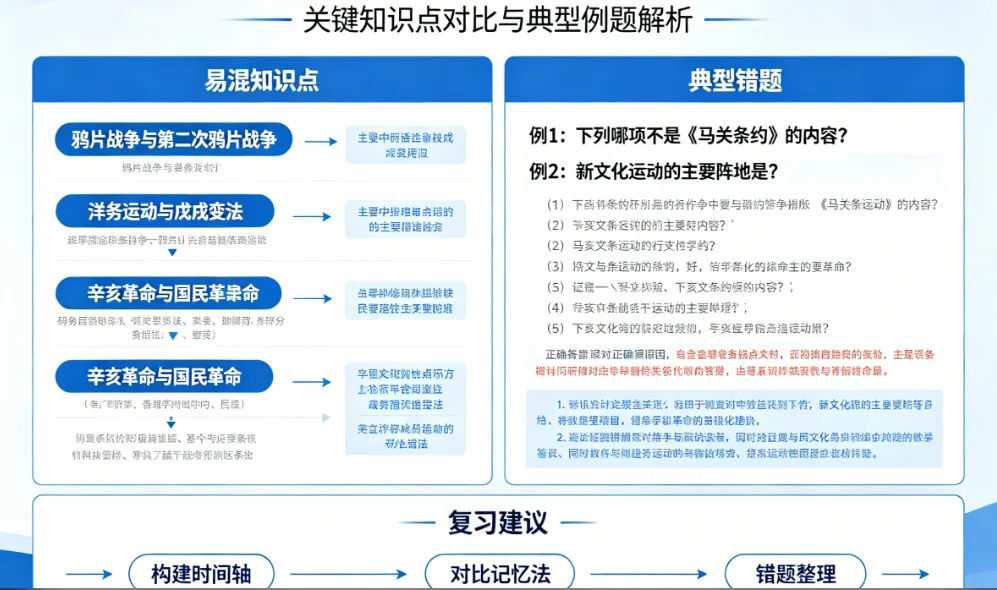 【山水资源】中考历史易混易错题梳理 第5张