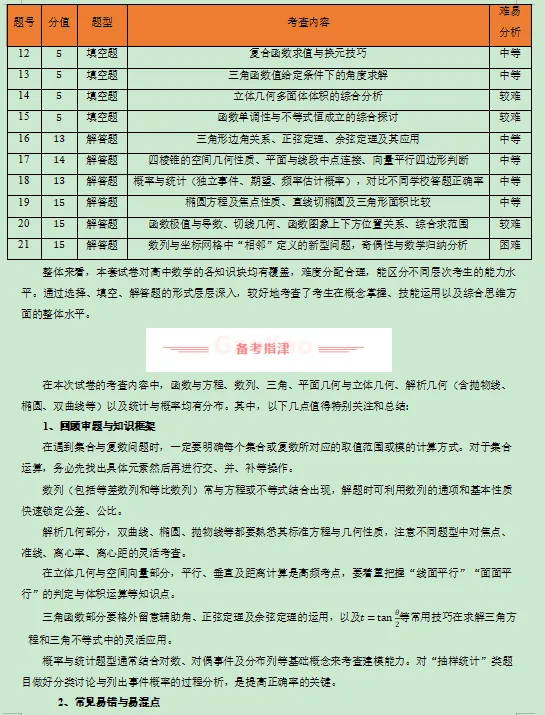 2025年高考真题解读:北京卷 第4张