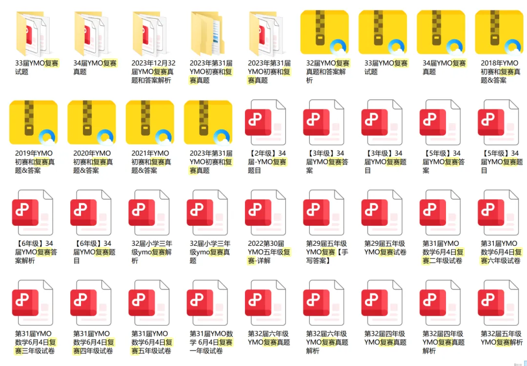 往年YMO各年级复赛真题(附答案解析)分享,复赛你准备好了吗? 第3张