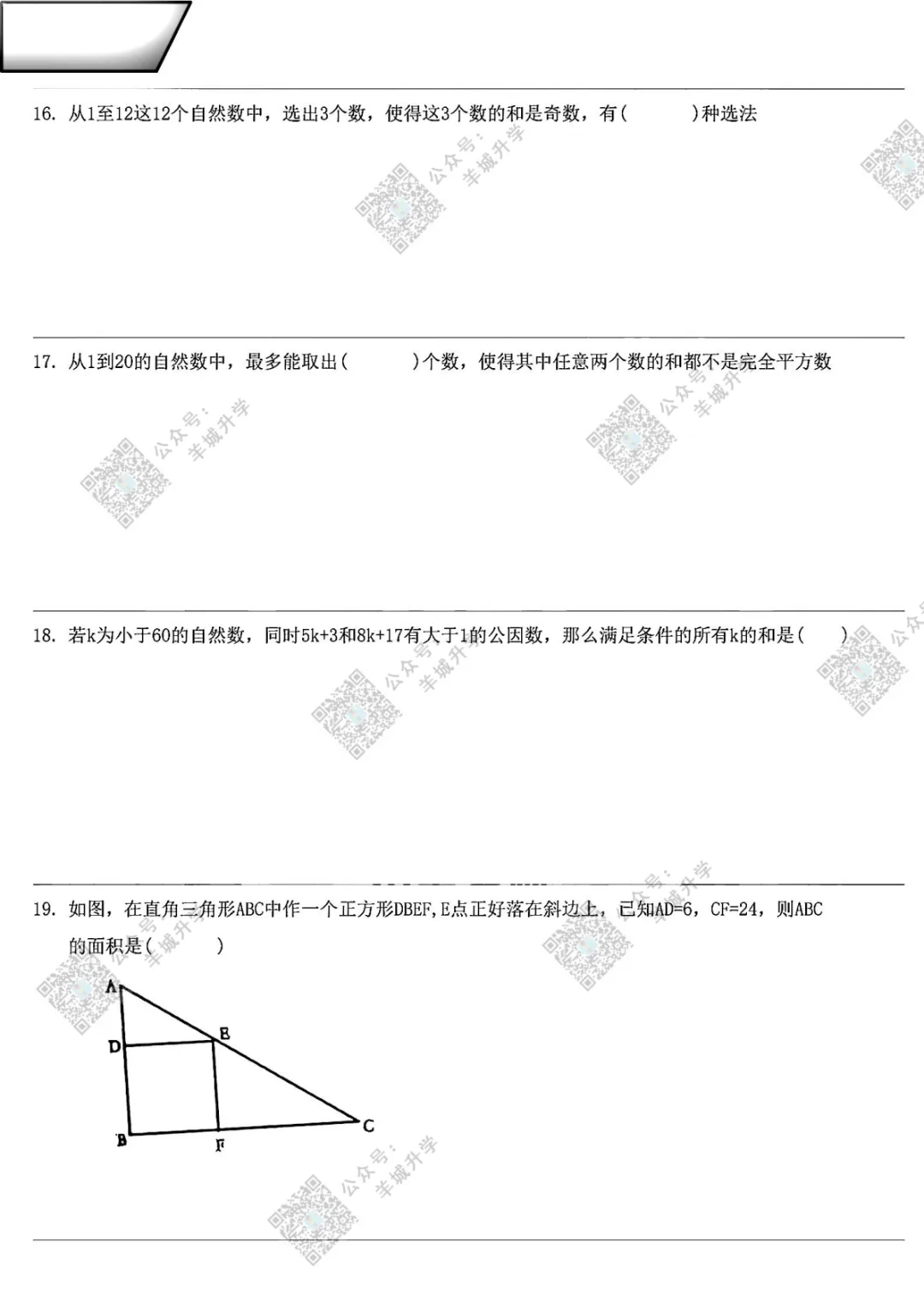 往年YMO各年级复赛真题(附答案解析)分享,复赛你准备好了吗? 第11张