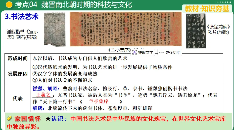 【中考复习专题】三国两晋南北朝时期:政权分立与民族交融 第14张