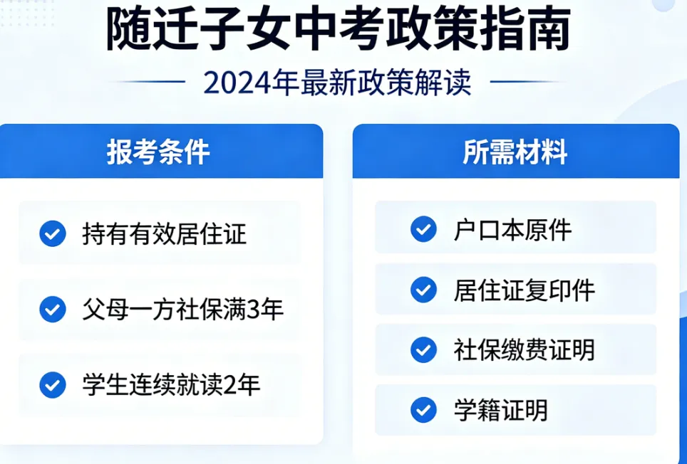 随迁子女中考新规!浙江严控 “双非生”,合规报考条件速看 第1张