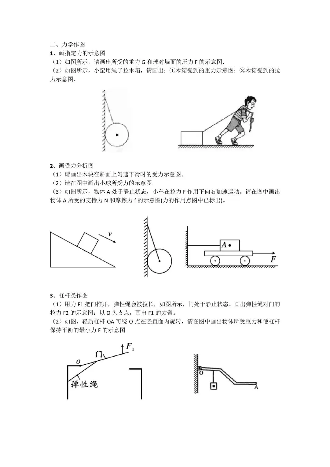 初中物理中考【真题】作图专项训练 第4张