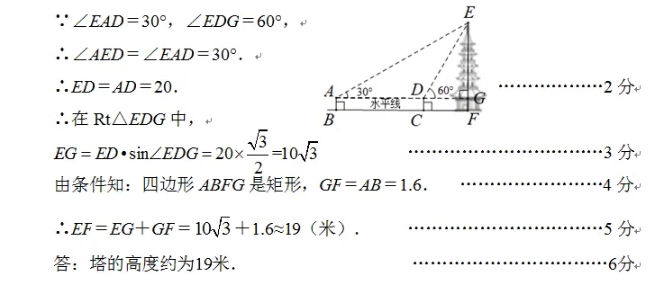 《天门市2026年初中学业水平模拟考试数学试题及参考答案与评分标准》---谢安红名师工作室 第16张
