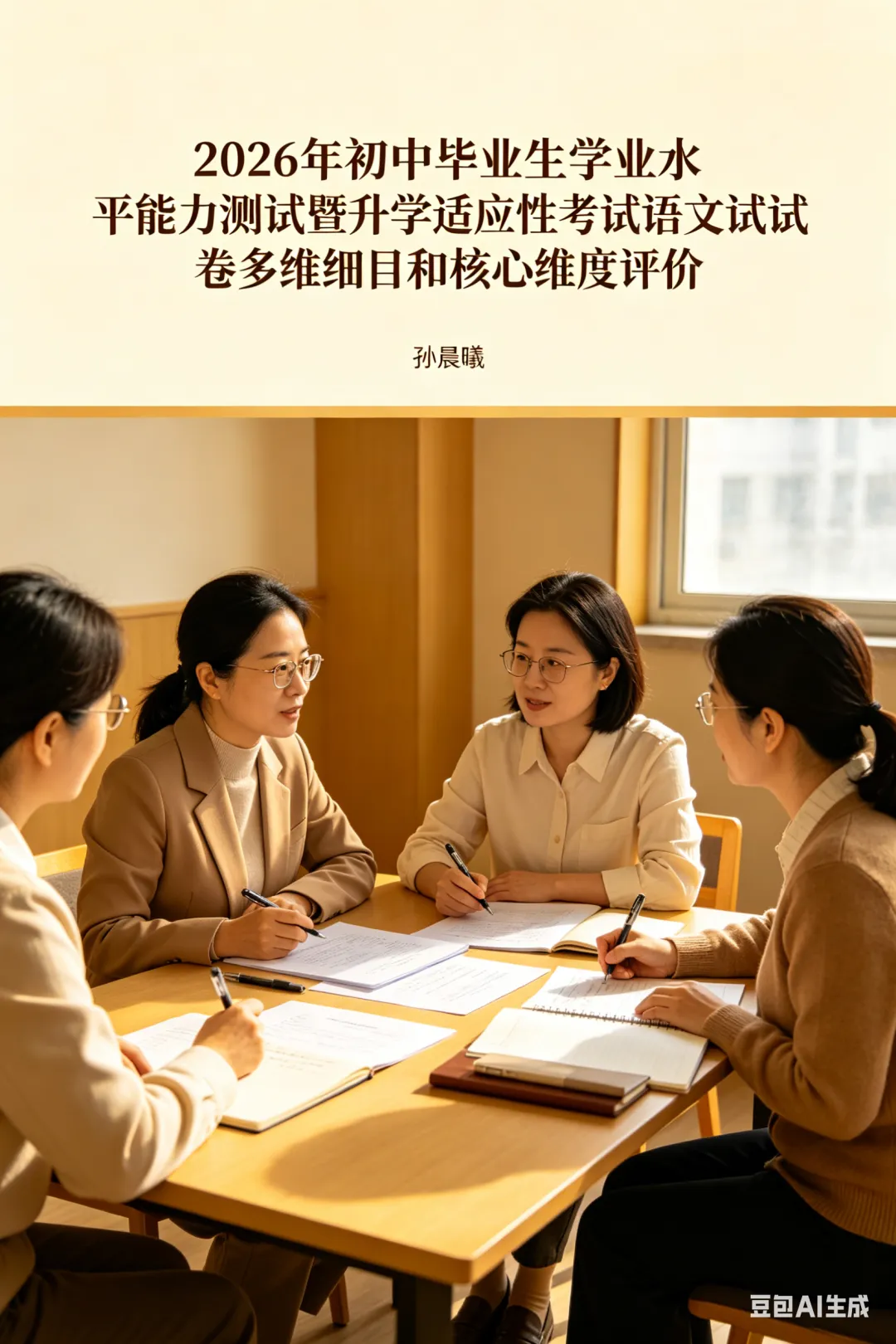 孙晨曦(试题研究)|曾都区2026年中考适应性考试语文试卷多维细目和核心维度评价 第3张