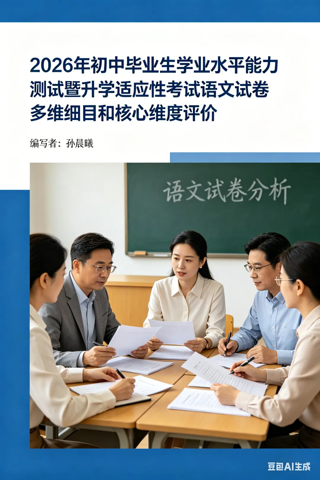 孙晨曦(试题研究)|曾都区2026年中考适应性考试语文试卷多维细目和核心维度评价 第4张