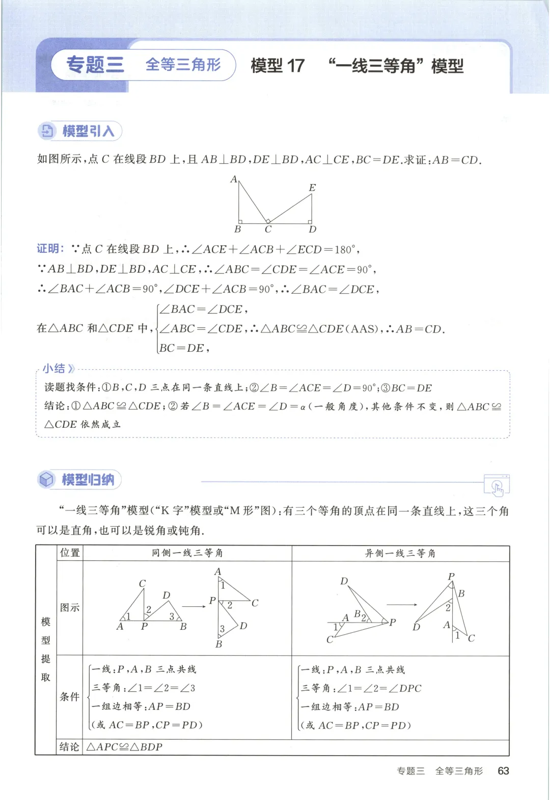 吃透解法《初中数学5·3中考几何》常考58个模型 第68张