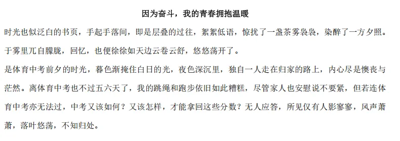 【中考高分作文素材盘点】中考作文还在凑字数?这份60页“提分秘籍”,让孩子轻松写出阅卷老师眼中的“满分范文”! 第21张