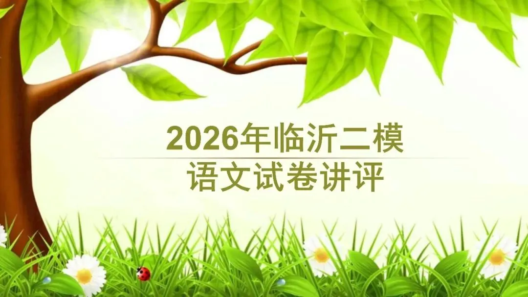 【试卷+课件】2026届山东临沂市高三二模语文试卷讲评课件 第4张