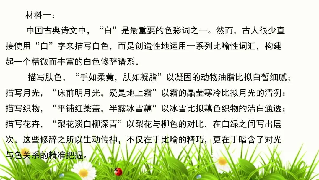 【试卷+课件】2026届山东临沂市高三二模语文试卷讲评课件 第12张