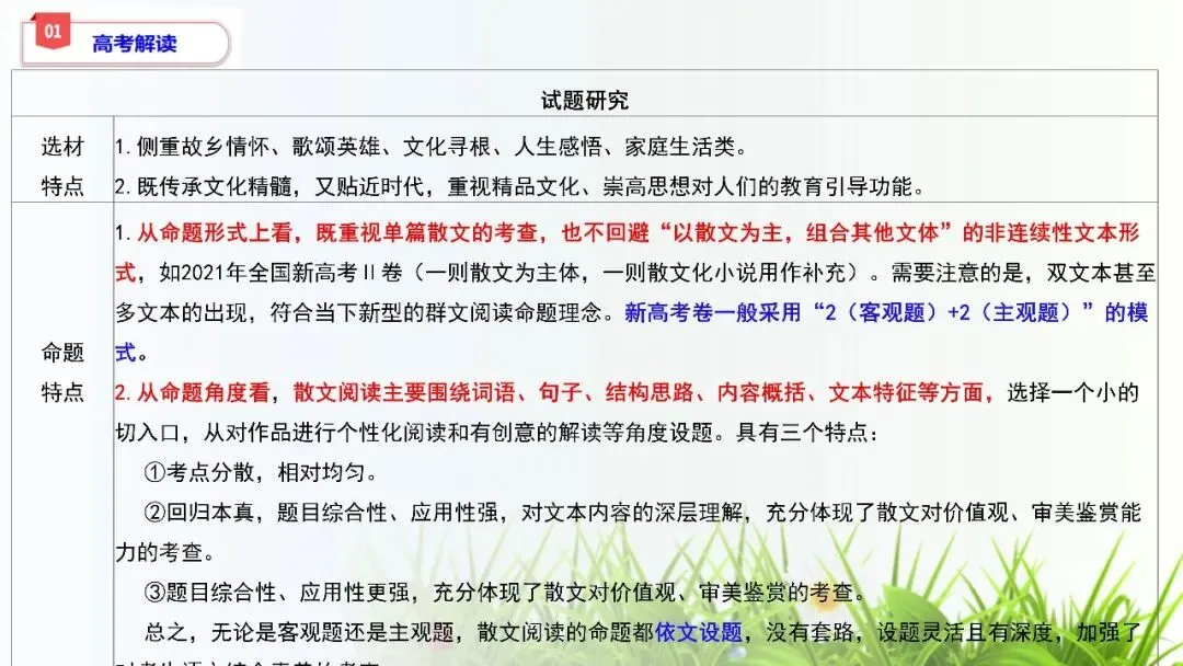 【试卷+课件】2026届山东临沂市高三二模语文试卷讲评课件 第34张