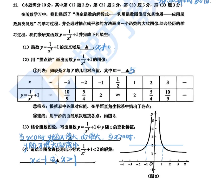 【独家解析】26嘉定初三二模数学试卷+答案解析 | 非常easy~ 第11张