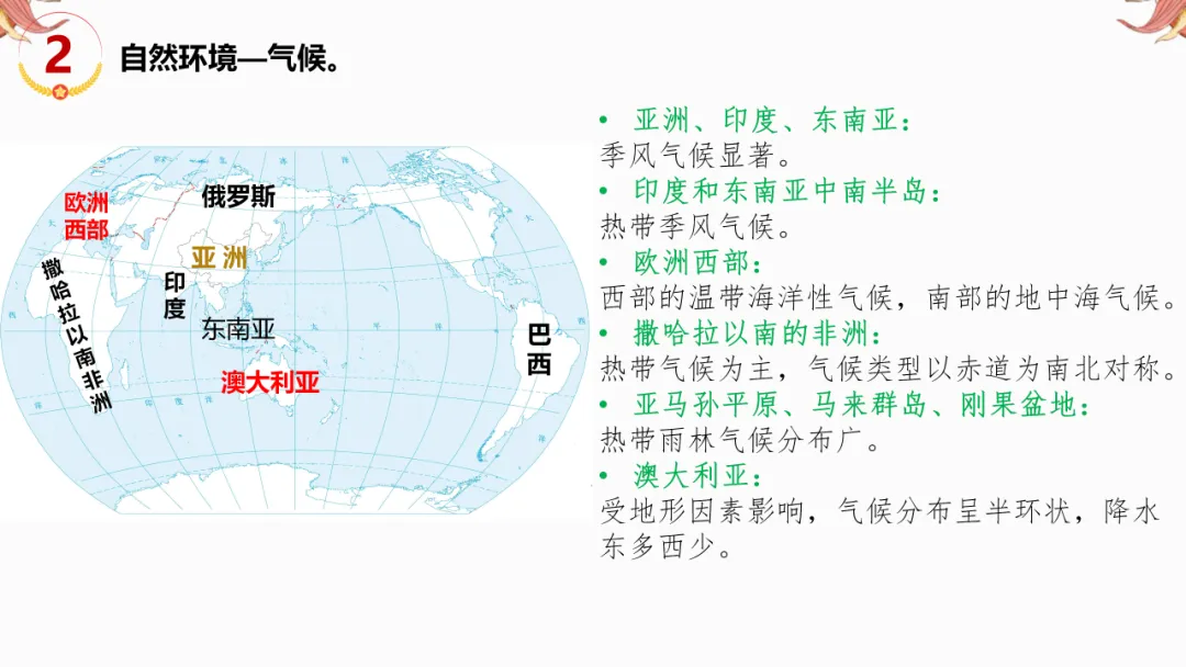 2026年中考地理复习【第二轮】 | 课题14《世界区域地理》,欢迎大家加入会员群,享受更多优惠! 第13张