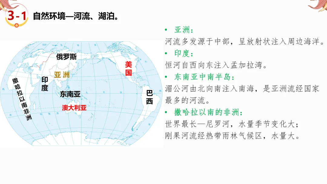 2026年中考地理复习【第二轮】 | 课题14《世界区域地理》,欢迎大家加入会员群,享受更多优惠! 第14张