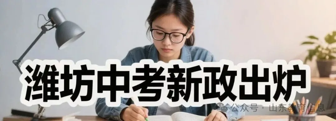 潍坊中考政策出炉!民校新增公办学位~ 第2张