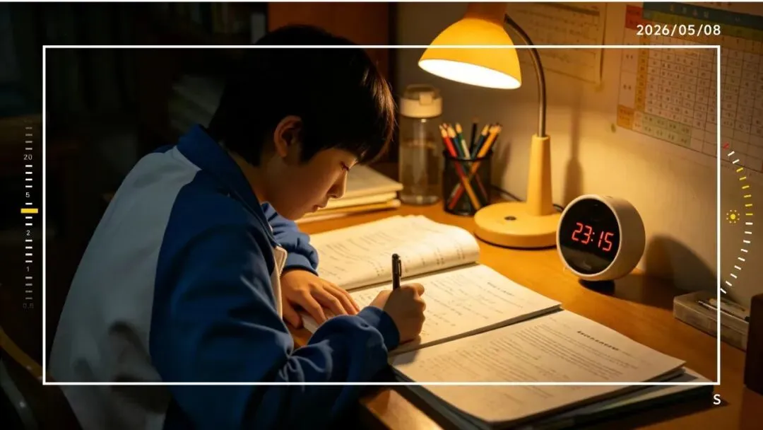 中考最后30天,别再让孩子熬夜了|我用1个方法,让他主动早睡 第1张