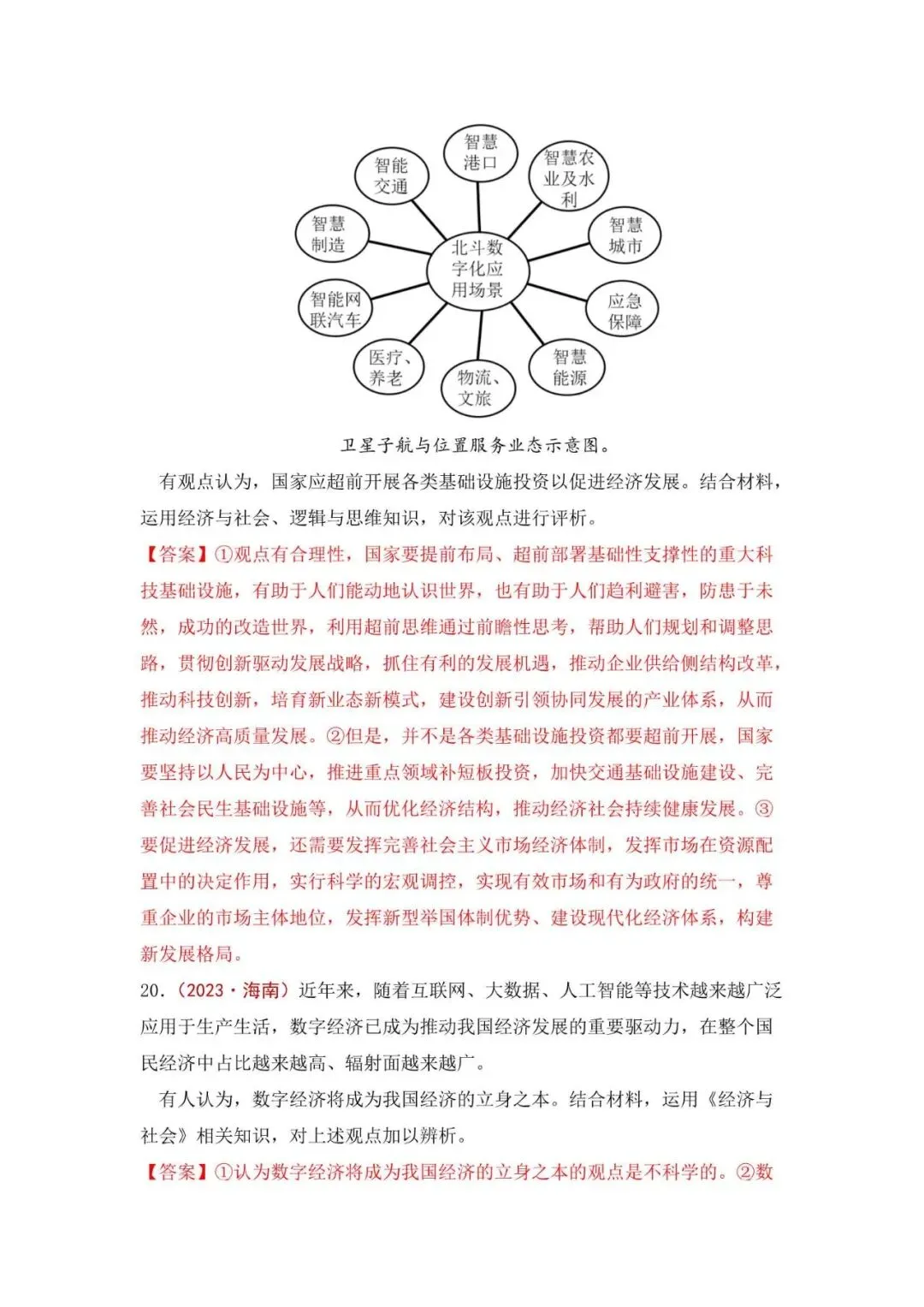 高考政治|全七册高考真题主观题集萃(2023-2025) 第44张