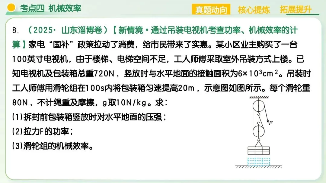 中考物理必考!机械能+简单机械满分解题技巧,吃透稳拿高分 第57张