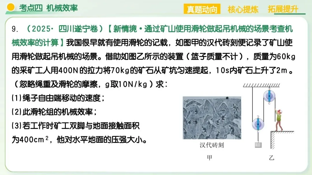 中考物理必考!机械能+简单机械满分解题技巧,吃透稳拿高分 第59张