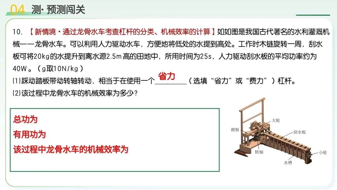 中考物理必考!机械能+简单机械满分解题技巧,吃透稳拿高分 第74张
