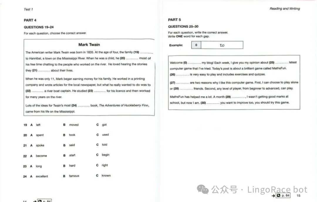 最新版KET真题【6套】带音频+PDF领取 第4张 最新版KET真题【6套】带音频+PDF领取 第4张