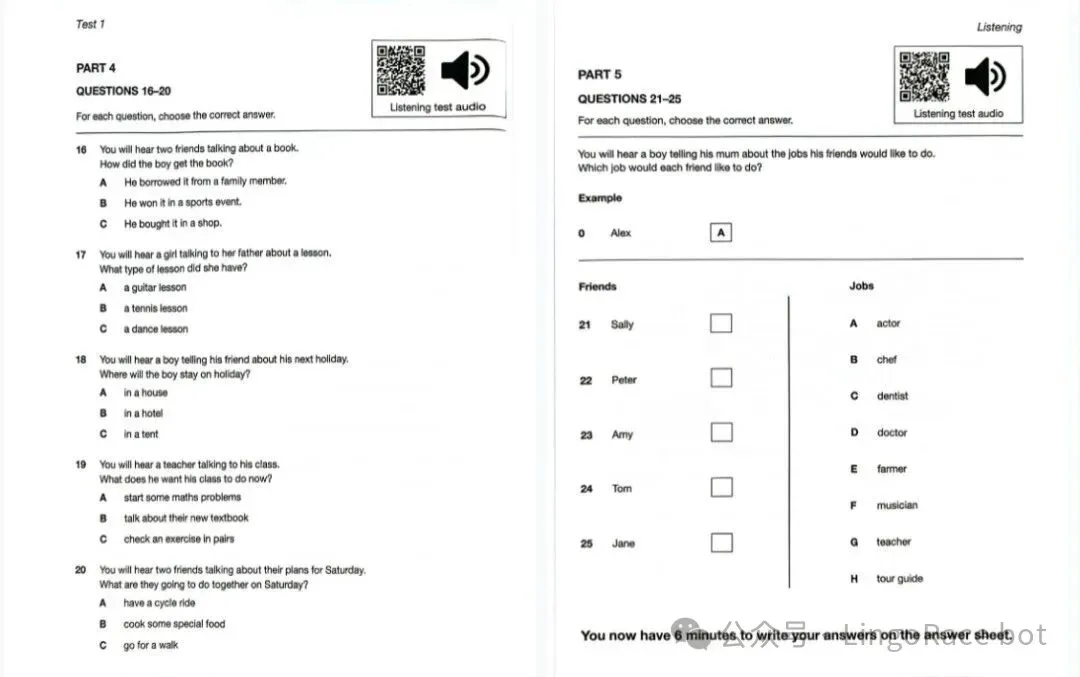 最新版KET真题【6套】带音频+PDF领取 第10张 最新版KET真题【6套】带音频+PDF领取 第10张
