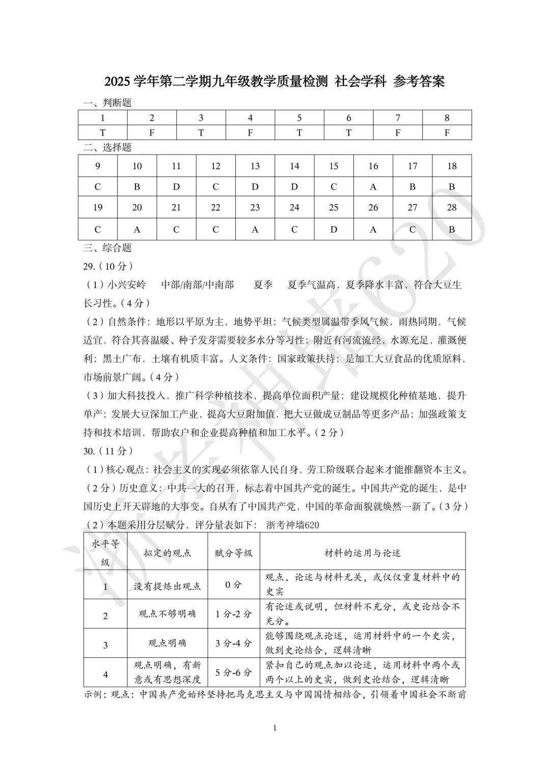 26模拟考|杭州市萧山区2025-2026学年第二学期九年级教学质量检测(萧山区一模)(全科) 第57张