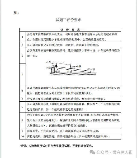 中考考生必看 | 2025年广州中考物化生实验操作考试范围 第13张