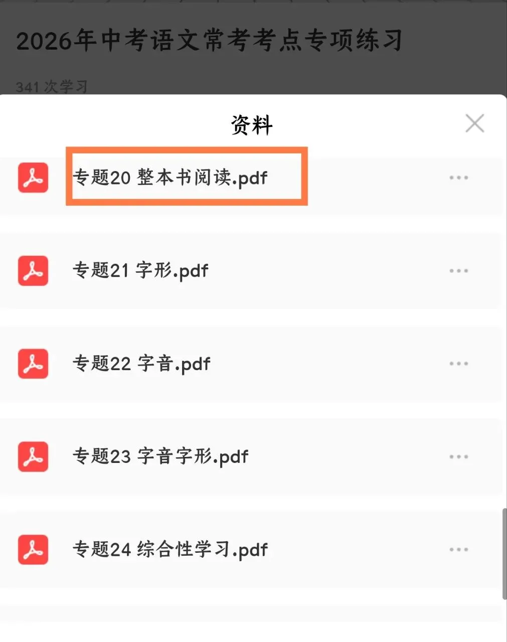 2026中考语文常考考点专题20丨整本书阅读必刷25题!10部名著考点一次搞定(电子版可打印) 第8张