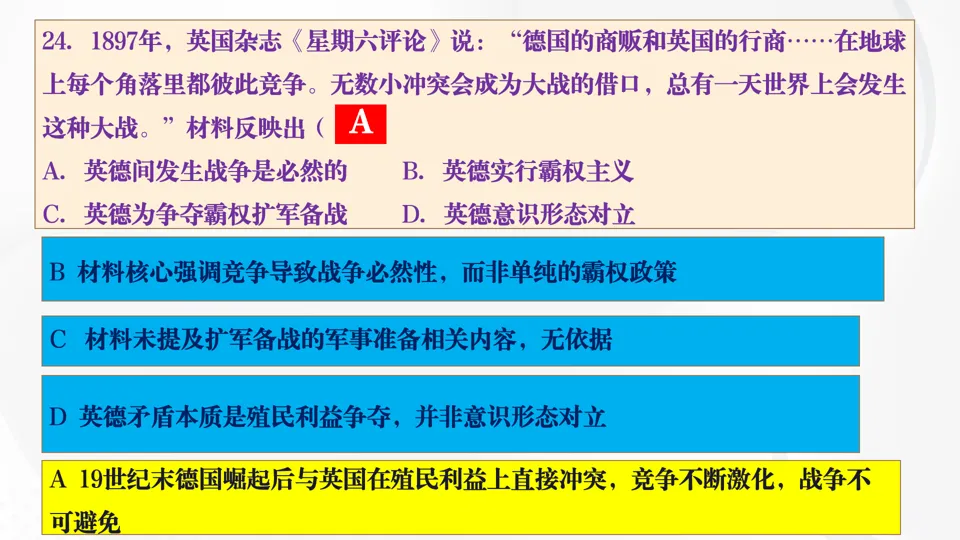 2026博文历史研究室重磅推出:中考历史题型解题方法+专项训练【考前30天打卡训练】 第31张