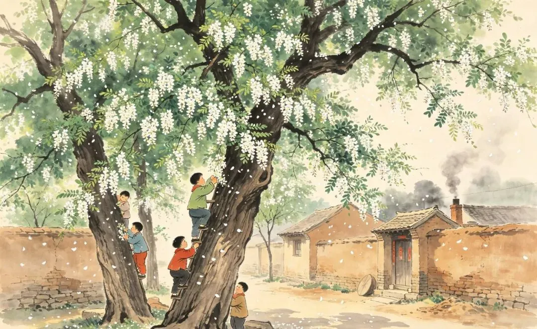中考满分作文:槐花深处是故乡 第4张