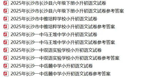 【真题汇总】——2025年长沙六年级下册小升初语文试卷+参考答案(免费领取) 第32张