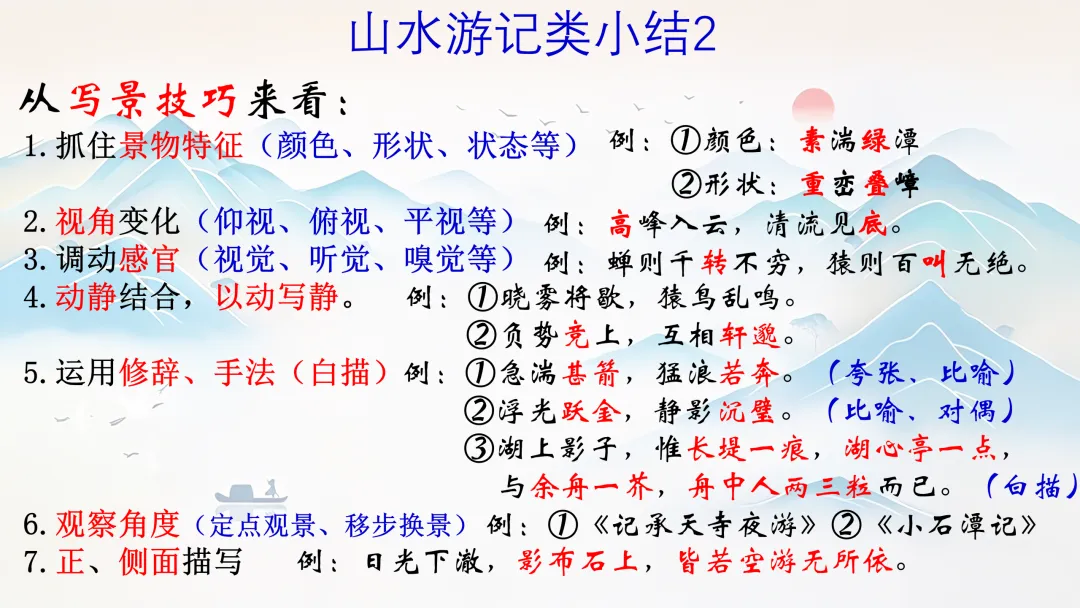 中考文言文分类复习,这样讲被夸啦! 第7张