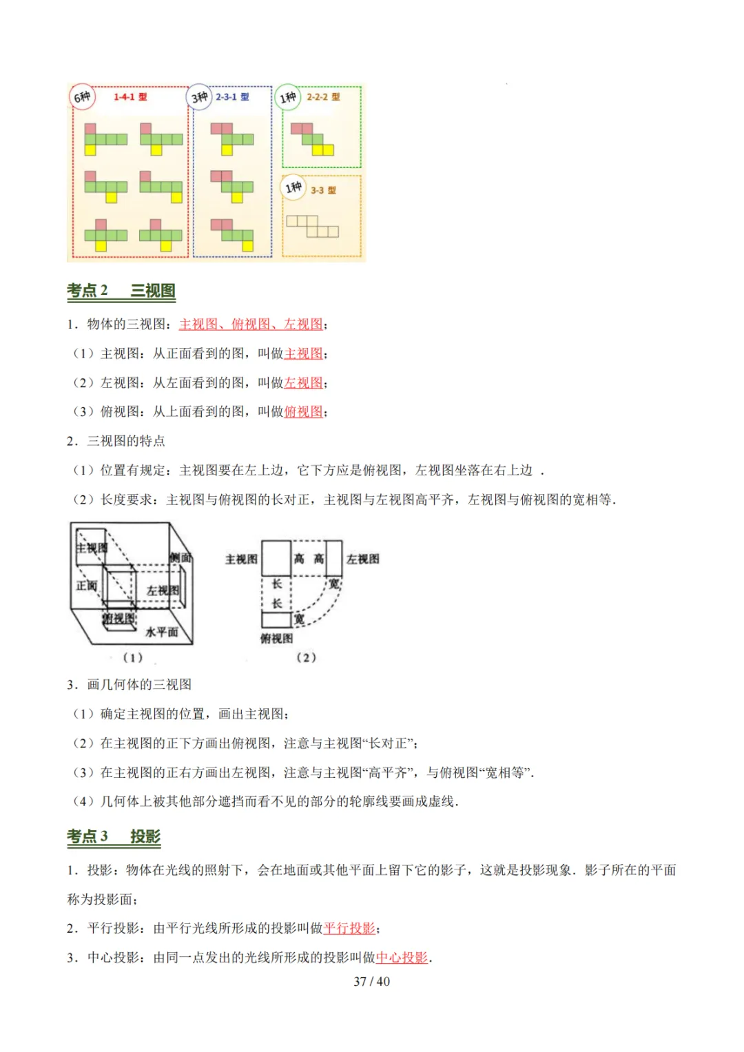 中考考前必背知识清单!每位中考生都要打印一份! 第37张