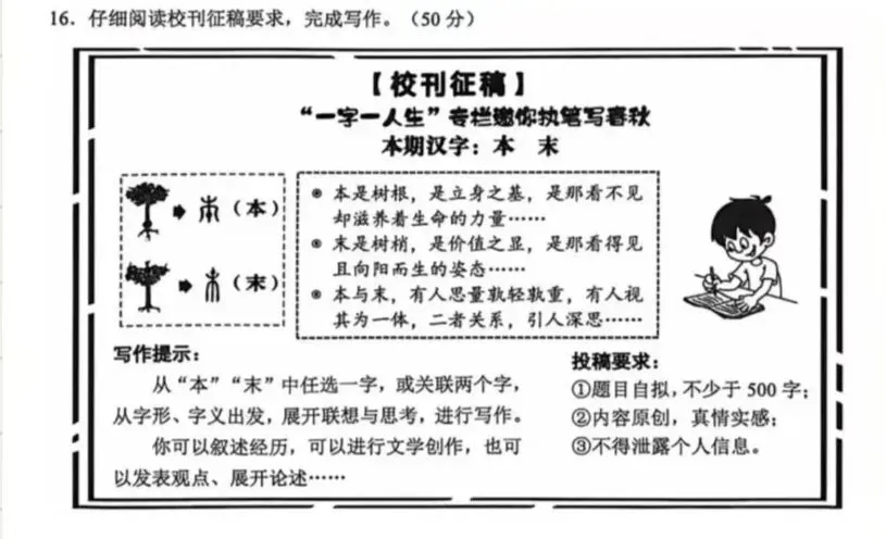 2026中考模考作文题精选 第1张
