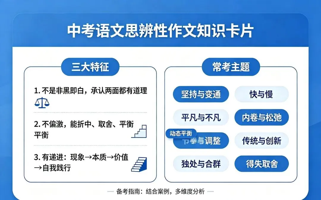 孩子中考作文写不深刻?思辨性作文“提分密码”都在这了!中考思辨性作文“五步走”教学法,学生必学,老师直接上课(附模板+素材+范文) 第1张